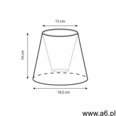 Lysne Abażur stożek 14 x 15 x 19,5 - ogłoszenia A6.pl