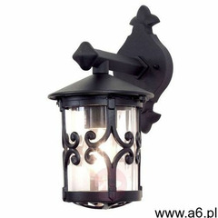 Zewnętrzna LAMPA ścienna HEREFORD BL8 Elstead klasyczny KINKIET metalowa OPRAWA ogrodowa IP23 outdoo - ogłoszenia A6.pl