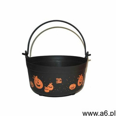 F f Wiaderko kociołek czarne z dyniami na halloween - 23 cm - 1 szt. (8712364548020) - ogłoszenia A6.pl