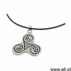 Jubileo.pl Wisior potrójny wir yin yang metal talizmany symbole chińskie kauczuk - ogłoszenia A6.pl