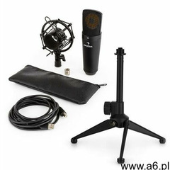 Auna MIC-920B USB V1 mikrofon z dużą membraną | statywem stołowym czarny (4260528634958) - ogłoszenia A6.pl