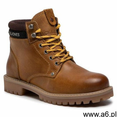 Trapery JACK&JONES - Jrstatton 12161012 Honey, kolor brązowy - ogłoszenia A6.pl