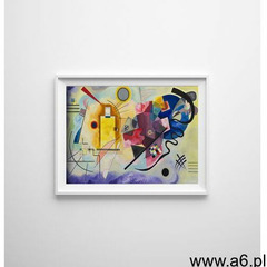 Vintageposteria.pl Plakat retro do salonu plakat retro do salonu jaune rouge bleu wassily kandinsky - ogłoszenia A6.pl