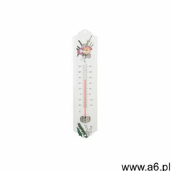 Metalowy termometr zewnętrzny 22cm WHITE LINE Bradas 9677 - ogłoszenia A6.pl