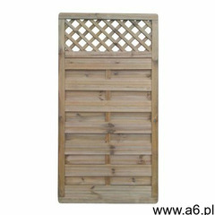 Blooma Płot ażurowy 90 x 180 cm brązowy rama 40 x 60 mm (3663602942535) - ogłoszenia A6.pl