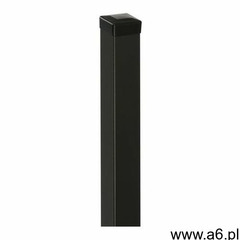 Słupek 5 x 5 x 200 cm czarny ocynk marki Polbram steel group - ogłoszenia A6.pl
