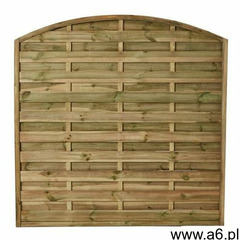 Płot z łukiem 180 x 180 cm brązowy rama 45 mm - ogłoszenia A6.pl