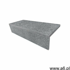 Schody granitowe szer. 80 cm ciemnoszare płomieniowane komplet (stopnica + podstopnica) (5907689 - ogłoszenia A6.pl