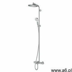 Hansgrohe Kolumna wannowa crometta śr. 24 cm 3-funkcyjna z baterią termostatyczną - ogłoszenia A6.pl