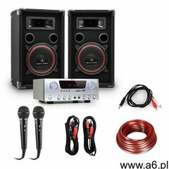 Electronic-Star PA "Easy" zestaw DJ wzmacniacz kolumny mikrofon 1000W (4260130929503) - ogłoszenia A6.pl