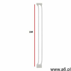 Dreambaby Rozszerzenie bramki szer=9cm, wys=1m, - biała - ogłoszenia A6.pl