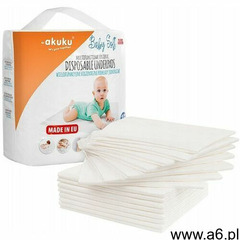 Akuku Podkłady do przewijania baby soft 40x60cm 15 szt. | darmowa dostawa od 59 zł - ogłoszenia A6.pl
