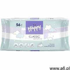 Chusteczki nawilżane Bella Baby Happy, Classic Sensitive 56 szt. | Darmowa dostawa od 59 zł - ogłoszenia A6.pl