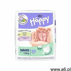 pieluszki dla wcześniaków nano do 700g - 30 szt. 30 szt. | szybka wysyłka! marki Bella baby happy - ogłoszenia A6.pl
