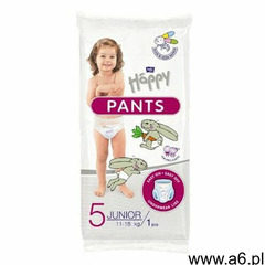 Pieluchomajtki dla dzieci happy pants junior 11-18 kg 4 szt. folia | darmowa dostawa od 59 zł marki  - ogłoszenia A6.pl