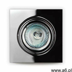 Oczko lampa oprawa wpuszczana downlight MAXlight 1X50W GU5.3 12V chrom H0041 (5903351001816) - ogłoszenia A6.pl