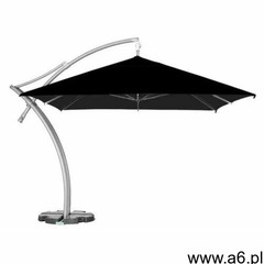 Parasol Ogrodowy Ibiza Quattro 3,5x3,5 m - Czarny - ogłoszenia A6.pl