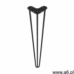 Noga meblowa METALOWA 71 cm CZARNA (5901912899926) - ogłoszenia A6.pl