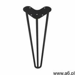 Noga meblowa METALOWA 41 cm CZARNA (5901912899919) - ogłoszenia A6.pl