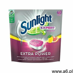 Sunlight Tabletki do zmywarek Expert All in 1 Extra Power Cytryna i Grapefruit 1 op.-40szt - ogłoszenia A6.pl