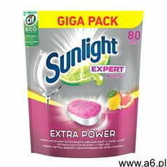 Sunlight Expert all in 1 extra power tabletki do mycia naczyń w zmywarkach lemon 80szt (871084788896 - ogłoszenia A6.pl