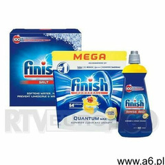 Finish Quantum Max Cytrynowy 64 szt. + sól + płyn nabłyszczający, ZES1229005 - ogłoszenia A6.pl