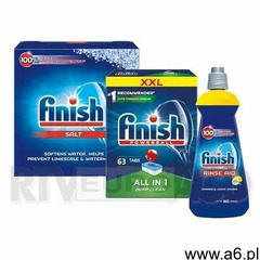Finish all in one regularny 63 szt. + sól + płyn nabłyszczający - ogłoszenia A6.pl