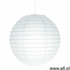 Goodhome Abażur papierowy raqis 28 cm biały - ogłoszenia A6.pl