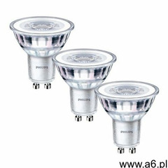 Żarówka LED Philips GU10 3,5 W 255 lm przezroczysta barwa ciepła 3 szt. (8718696582350) - ogłoszenia A6.pl