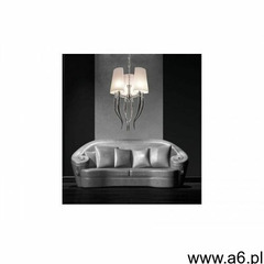 Azzardo Diablo 3 AZ0028 AD 8074-3 Lampa wisząca zwis 6x11W E14 biała - NEGOCJUJ CENĘ, AD 8074-3 - ogłoszenia A6.pl