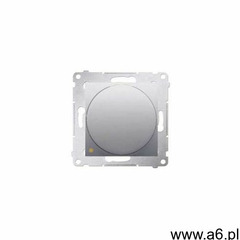 Ściemniacz obrotowy Kontakt-Simon Simon 54 DS9L2.01/43 do LED ściemnialnych 5-215W dwubiegunowy sreb - ogłoszenia A6.pl