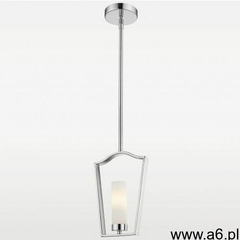 LAMPA wisząca EVO P01216CH metalowa OPRAWA ramka zwis szklana tuba frame chrom biała, EVO P01216CH - ogłoszenia A6.pl