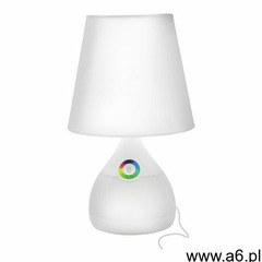 Polux Stojąca lampka biurkowa diffi 306159 abażurowa lampka nocna led 4,8w z podstawą zmieniającą ko - ogłoszenia A6.pl