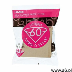 Hario filtry brązowe v60-01 - 100szt. papierowe misarashi - ogłoszenia A6.pl