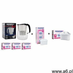 Dzbanek Onyx 4,2 l + 3 wkłady B100-25 Maxfor Mg 2+ (kolor czarny) + Wkład magnezowy B100 - ogłoszenia A6.pl