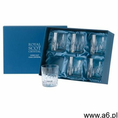 szklanki sapphire do whisky 210ml 6szt. marki Royal scot crystal - ogłoszenia A6.pl
