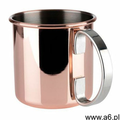 Kubek ze stali nierdzewnej w kolorze imitującym miedź | 0,5L | śr. 90x(H)90mm - ogłoszenia A6.pl