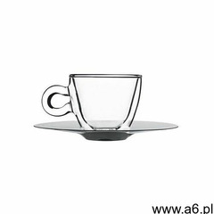 Filiżanka espresso ze spodkiem Luigi Bormiolli - ogłoszenia A6.pl