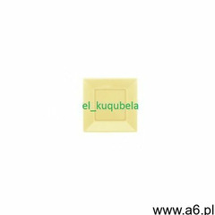 TALERZE DESEROWE PLASTIKOWE 23 x23 cm bordo 8szt - ogłoszenia A6.pl