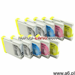 Lc1000 / lc970 tusze brother (10 szt., crystal) tusze do brother dcp-135c, brother dcp-357c, brother - ogłoszenia A6.pl