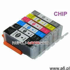.PGI-570PGBK XL - CLI-571 XL tusze Canon (6 szt z chipami, BT) tusze Canon Pixma MG7750, Canon Pixma - ogłoszenia A6.pl
