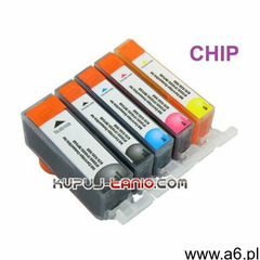 .pgi-520bk - cli-521 tusze do canon (5 szt z chipami, crystal) tusze do canon ip3600, canon ip4700,  - ogłoszenia A6.pl