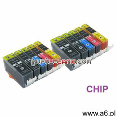 .pgi-520bk - cli-521 tusze do canon (10 szt z chipami, ) tusze canon pixma mp550, canon pixma mp540, - ogłoszenia A6.pl