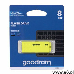 Pamięć GOODRAM UME2 8GB Żółty - ogłoszenia A6.pl