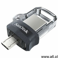 Pendrive flashdrive ultra dual drive m3.0 16gb usb 3.0 szary - sddd3-016g-g46- zamów do 16:00, wysył - ogłoszenia A6.pl