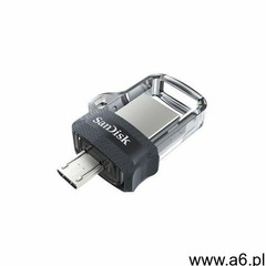Sandisk Pendrive flashdrive ultra dual drive m3.0 32gb usb 3.0 szary - sddd3-032g-g46- zamów do 16:0 - ogłoszenia A6.pl