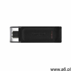 KINGSTON FLASH 64GB USB-C 3.2 Gen1 DataTraveler 70 - DT70/64GB- Zamów do 16:00, wysyłka kurierem teg - ogłoszenia A6.pl