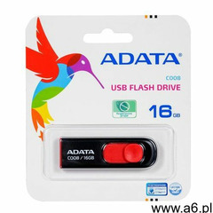 Adata C008 16GB USB 2.0 (czarny) (4718050609604) - ogłoszenia A6.pl