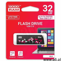 GOODRAM CL!CK 32GB USB 3.0 Black DARMOWA DOSTAWA DO 400 SALONÓW !!, UCL3-0320K0R11 - ogłoszenia A6.pl