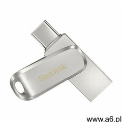 Pamięć SANDISK Ultra Dual Drive Luxe 64GB Srebrny - ogłoszenia A6.pl